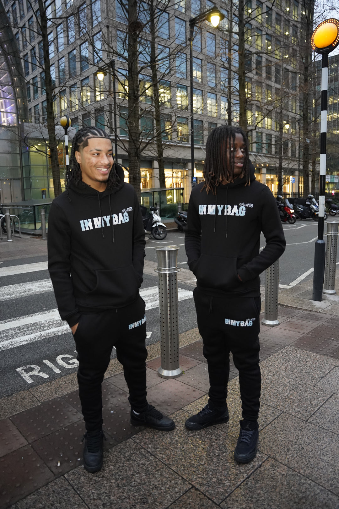 InMyBag Chenille Blue/White Tracksuit