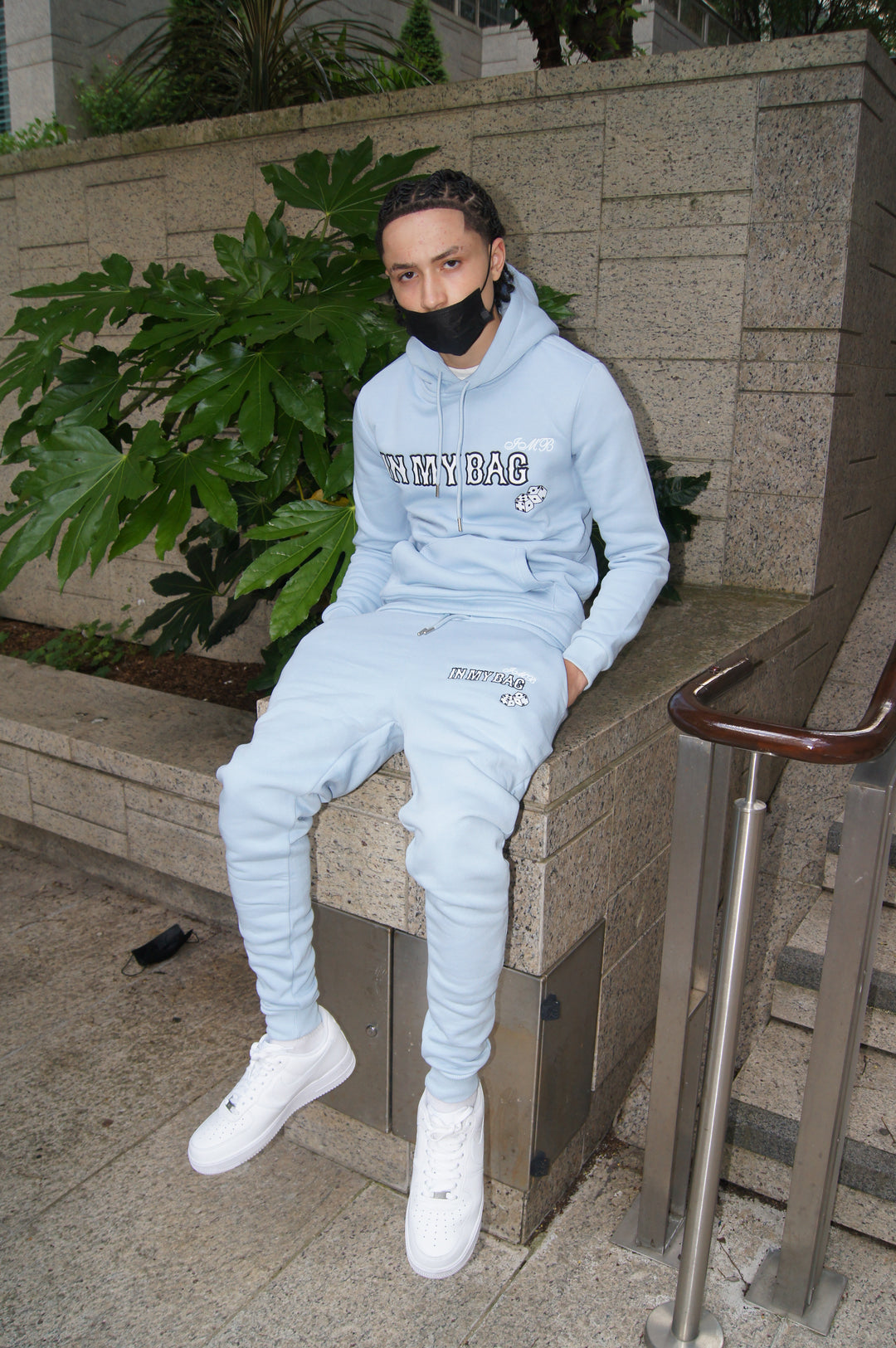 IMB DICE TRACKSUIT - BABY BLUE