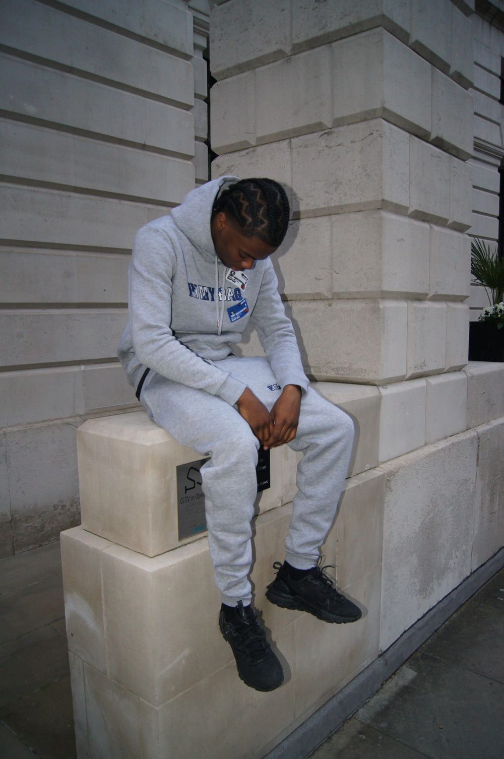 CC’S TRACKSUIT - GREY/BLUE