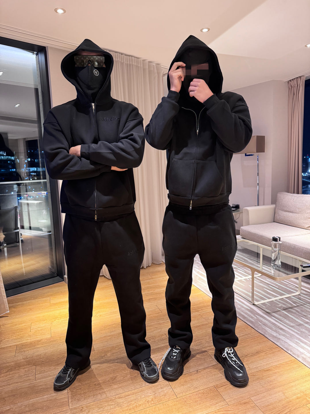 InMyBag Black Essential Tracksuit