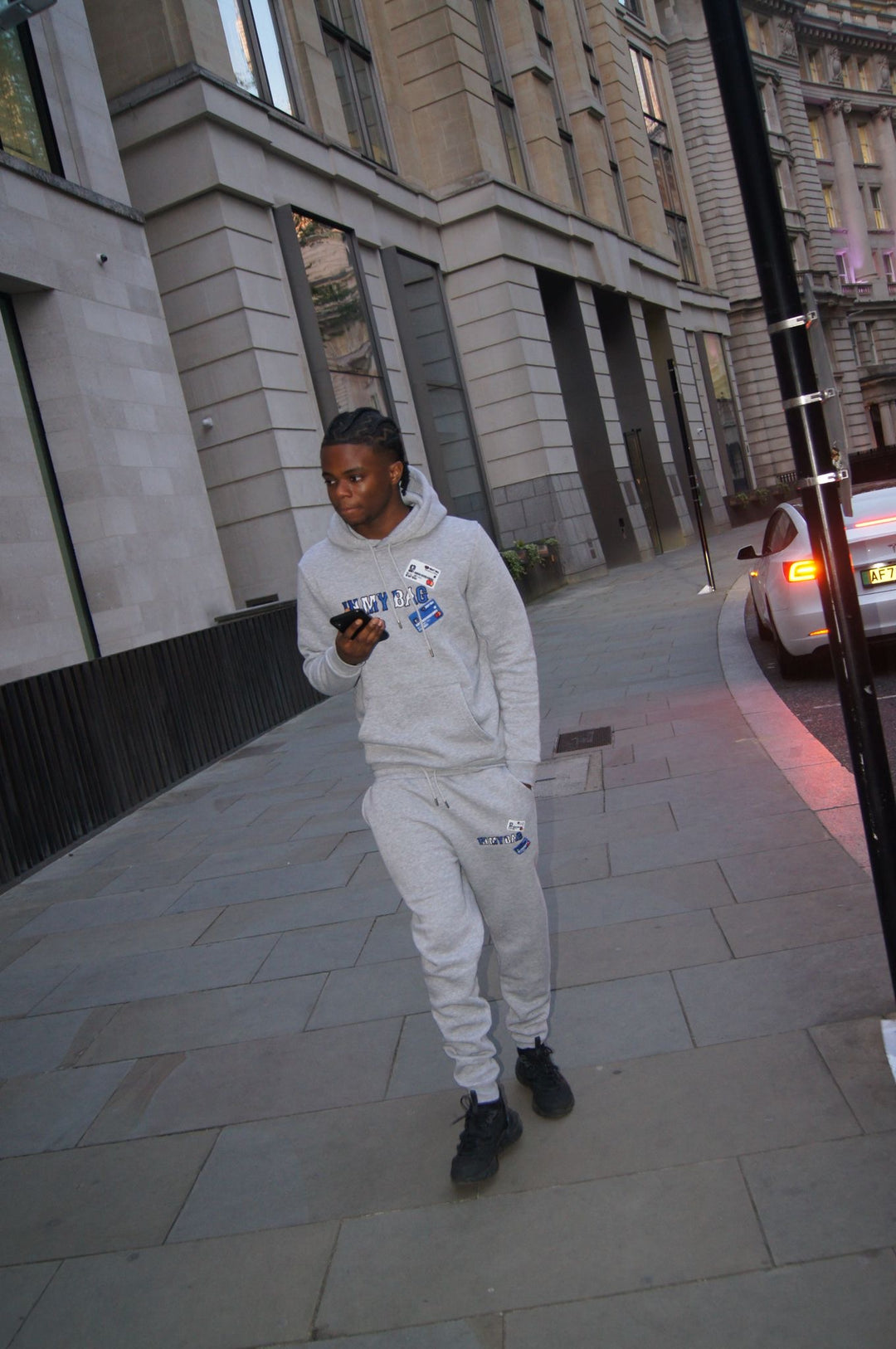 CC’S TRACKSUIT - GREY/BLUE