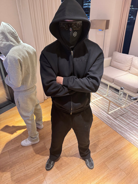 InMyBag Black Essential Tracksuit