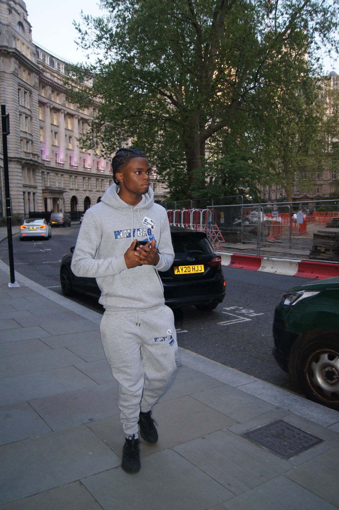 CC’S TRACKSUIT - GREY/BLUE