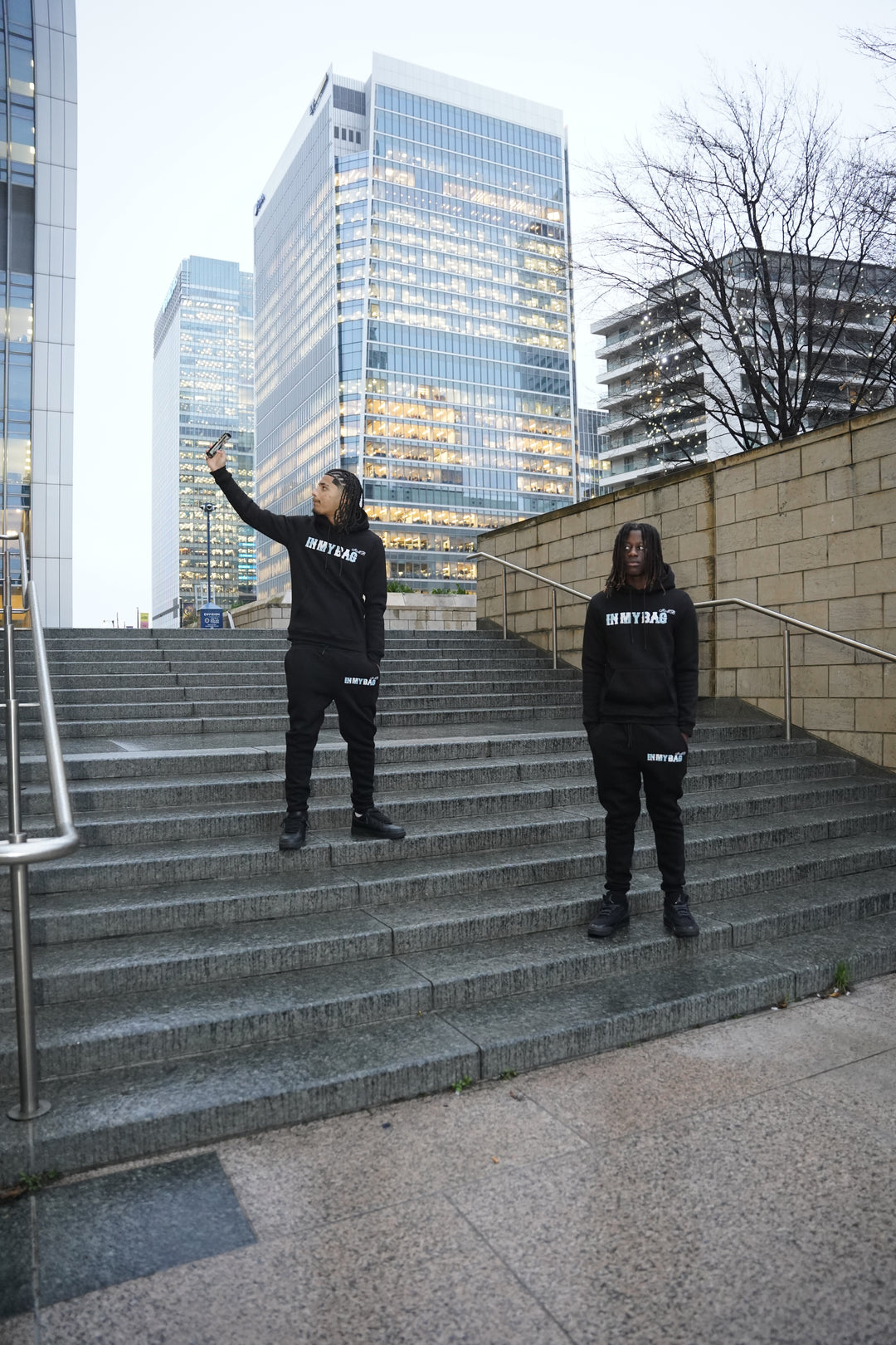 InMyBag Chenille Blue/White Tracksuit