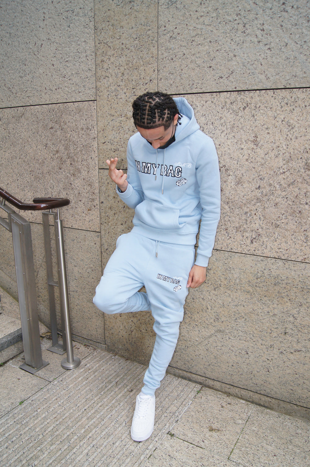 IMB DICE TRACKSUIT - BABY BLUE