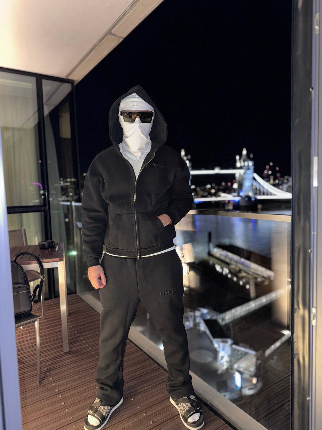 InMyBag Black Essential Tracksuit