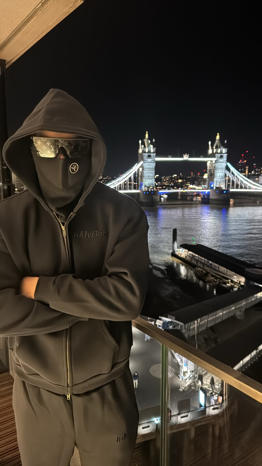 InMyBag Black Essential Tracksuit