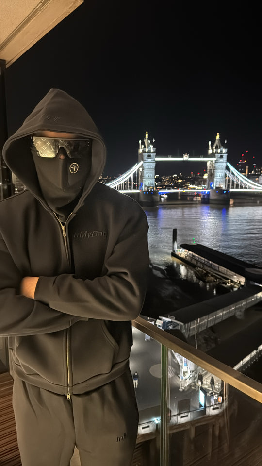InMyBag Black Essential Tracksuit