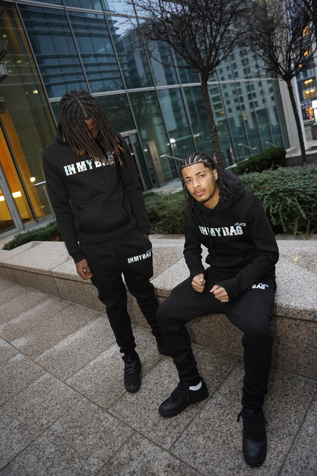 InMyBag Chenille Blue/White Tracksuit