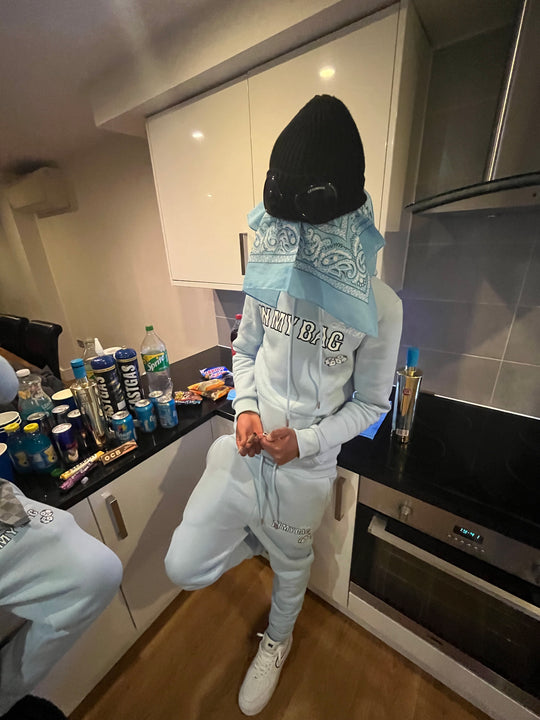 IMB DICE TRACKSUIT BABY BLUE inmybaguk