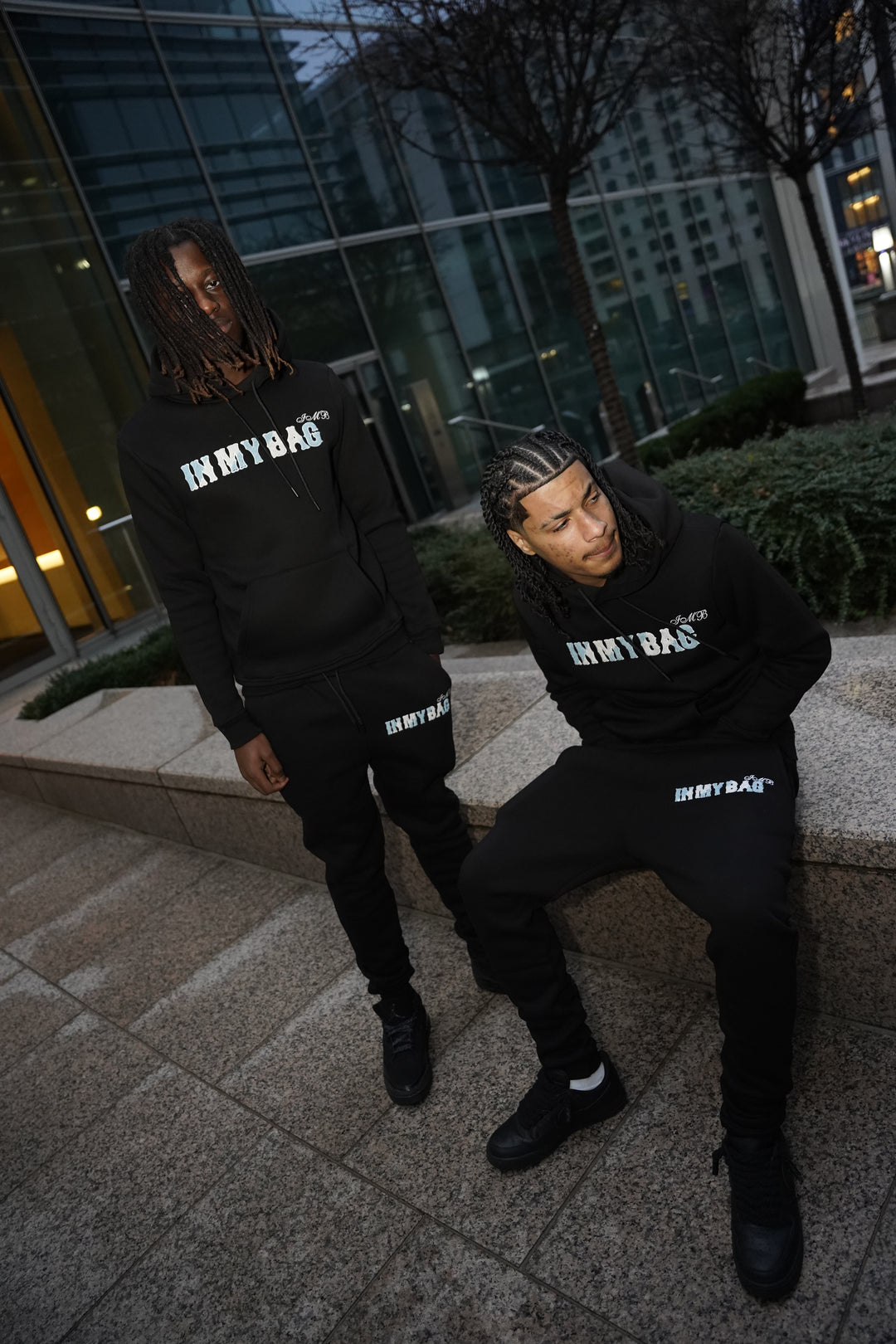 InMyBag Chenille Blue/White Tracksuit