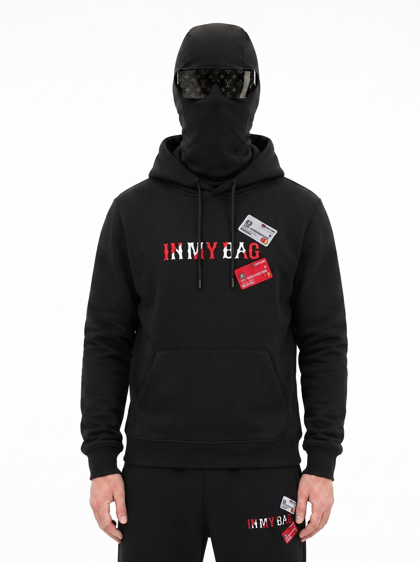 CC’S TRACKSUIT - BLACK/RED