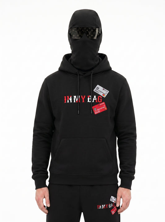CC’S TRACKSUIT - BLACK/RED