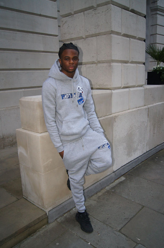 CC’S TRACKSUIT - GREY/BLUE