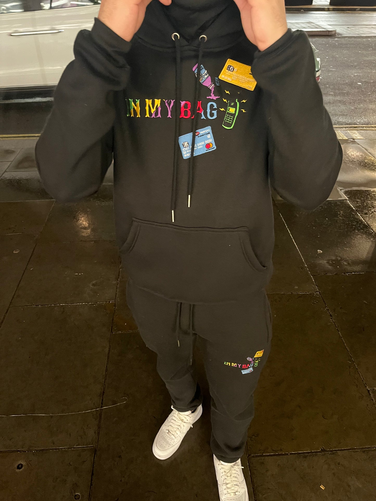 Trap Essential Tracksuit - Black